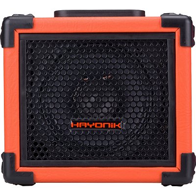 Caixa Multiuso Hayonik Iron 80 20W Rms USB com Bateria Interna Laranja