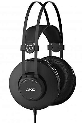 Fone de Ouvido Profissional AKG K52 Estúdio Fechado