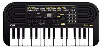 Teclado Infantil Casio SA-46AH2 32 Teclas Verde e Preto - Look Music  Instrumentos Musicais