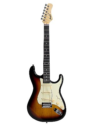 Guitarra Memphis Strato MG-30 SB E/AWH Sunburst Escudo Antique White