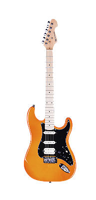 Guitarra Michael Rocker Com Efeitos GMS250 AM Amber