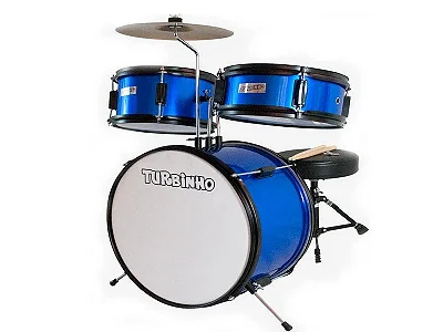 BATERIA INFANTIL TURBINHO AZUL SPARKLE