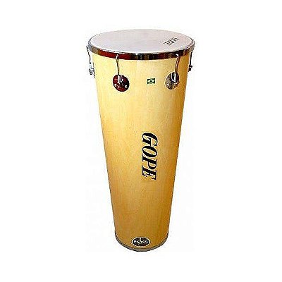 Timbal Gope 90x14 Madeira Dupla Pele Nylon Ferro Cromado LME9014TB10CR