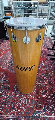 Timbal Gope 90x14 Madeira Dupla Pele Nylon Ferro Cromado LME9014TB10CR