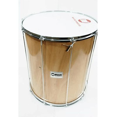 Surdo Madeira 22 pol 50 cm 10 afinações Music 413 Samba