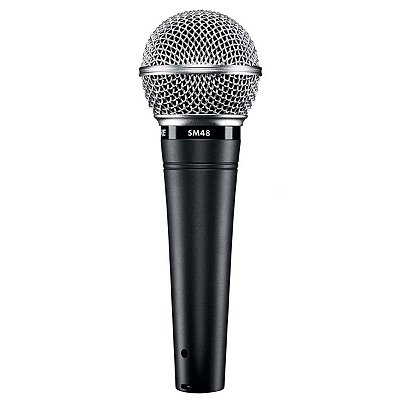 Microfone Shure SM-48 LC Com Fio