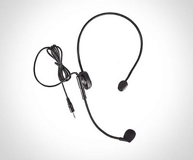 Microfone TSI Headset HS E-8M Com Fio