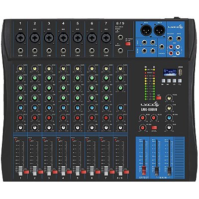 Mesa De Som Lyco LMG - 0901 U 9 Canais