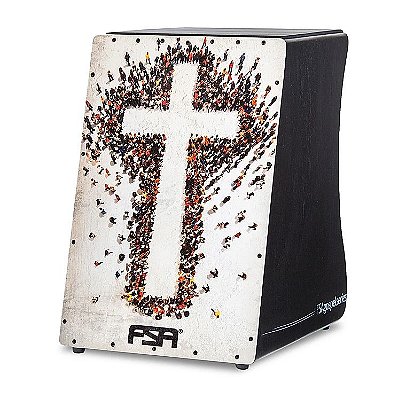 Cajon Eletroacústico FSA Gospel Cruz FG1506