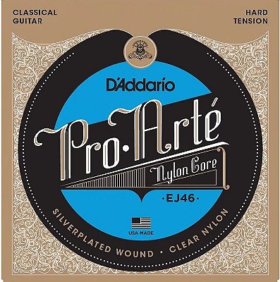 Encordoamento Violão D'Addario Pro Arté EJ46 Tensão Alta