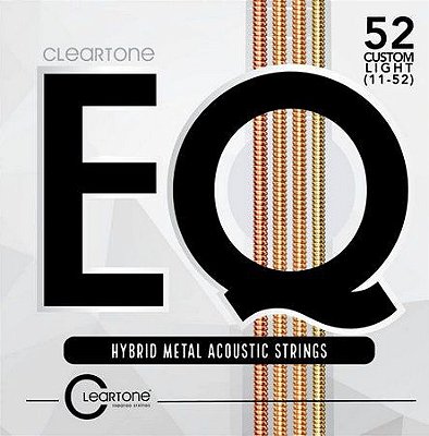 Encordoamento Violão Aço Cleartone EQ Hybrid Metal Tensão Leve Custom 11