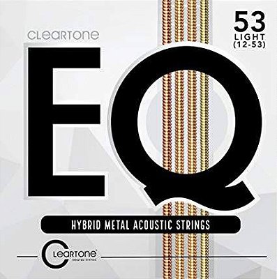 Encordoamento Violão Aço Cleartone EQ Hybrid Metal Tensão Leve 12