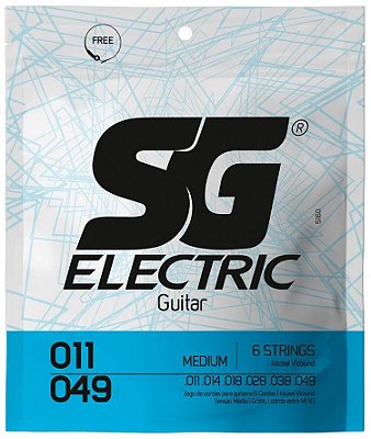 Encordoamento Guitarra SG 0.11 Tensão Média