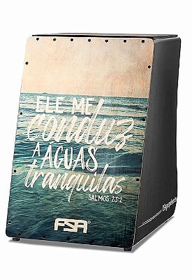 Cajon Eletroacústico FSA Gospel Águas FG1511