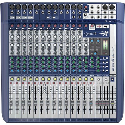 Mesa de Som Soundcraft Signature 16 Canais USB