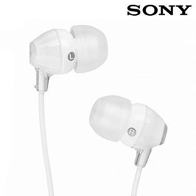 Fone de Ouvido Sony Intra-auricular MDR-EX15LP Branco