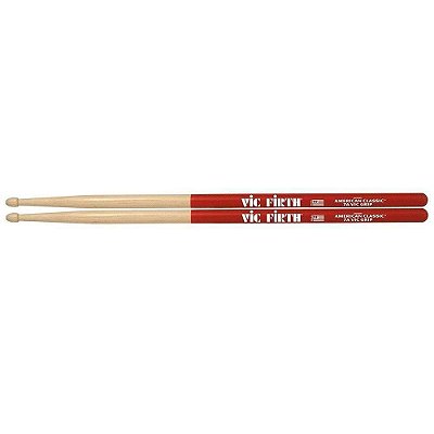 Baqueta Vic Firth American Classic Grip 7A Ponta Madeira