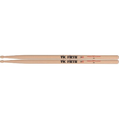 Baqueta Vic Firth American Classic 5A Ponta Madeira