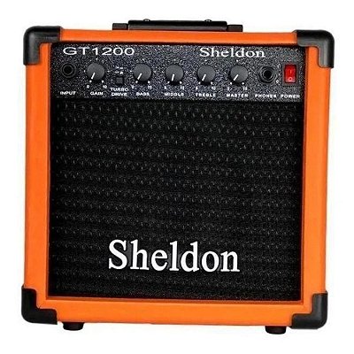 Amplificador Guitarra Sheldon GT-1200 Laranja 15W