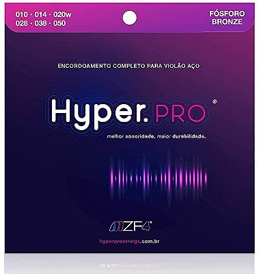 Encordoamento Violão Hyper.Pro Fósforo Bronze 010