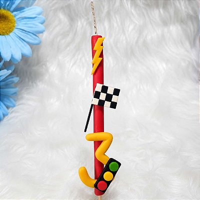 Vela Personalizada de Biscuit Relâmpago Maqueen