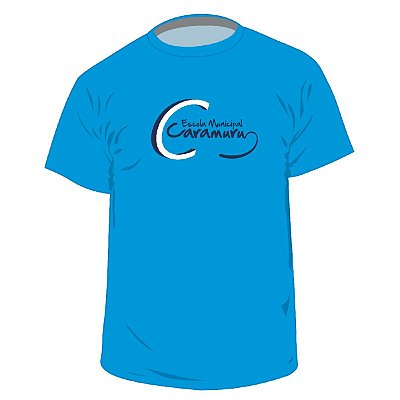 Camiseta básica manga longa/curta Caramuru