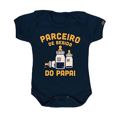 Body Bebê parceiro do papai Body Bebê parceiro do papai
