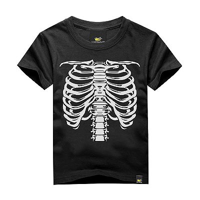 Camiseta Infantil Half Face Camiseta Infantil Half Face