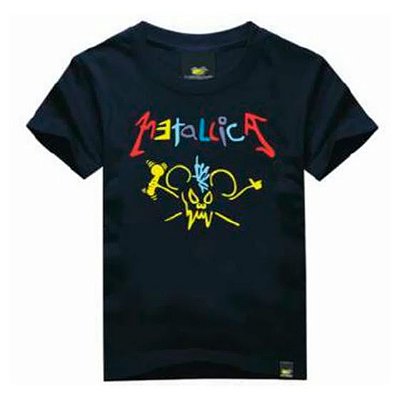 Camiseta Infantil Metallica Camiseta Infantil Metallica