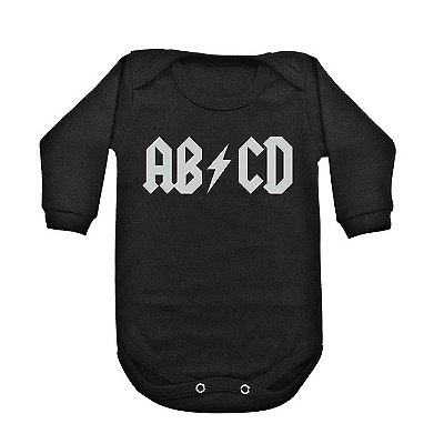 Body Manga Longa ABCD (AC/DC) Body Manga Longa ABCD (AC/DC)
