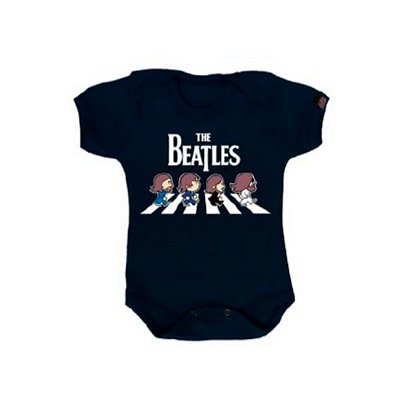 Body Bebê Beatles Azul Marinho Body Bebê Beatles Azul Marinho