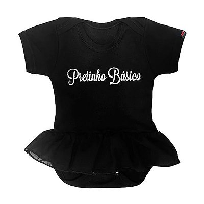 Body Bebê Pretinho Básico Body Bebê Pretinho Básico