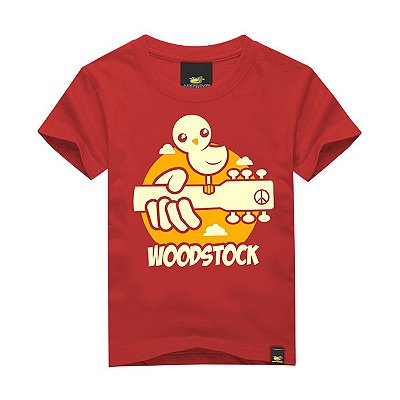 Camiseta Infantil WoodStock Camiseta Infantil WoodStock