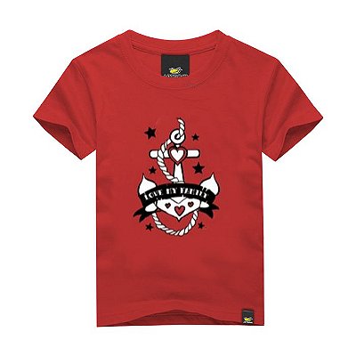 Camiseta Infantil Love My Family Camiseta Infantil Love My Family