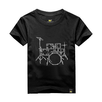 Camiseta Infantil Line Drum Camiseta Infantil Line Drum