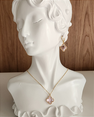 Conjunto Trevo Rosa