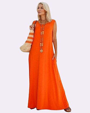 Vestido Longo Regata