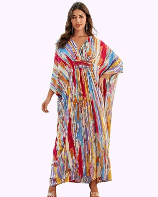 Kaftan longo Mesclado