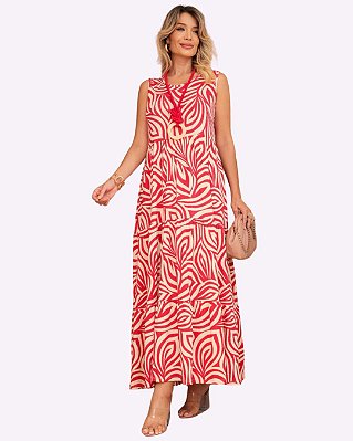 Vestido Três Marias Estampado