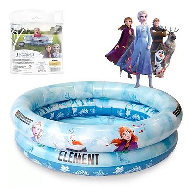 Piscina Infantil Inflavel Frozen 2 - 37 Litros 65 X 17 Cm