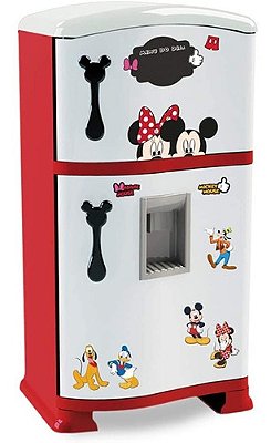 Geladeira Freezer Refrigerador Infantil Mickey Mouse 51 Cm