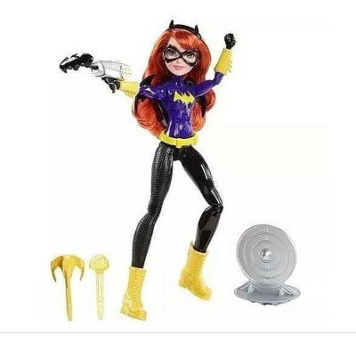 Boneca Dc Super Hero Girls Batgirl Com Lancador 30 Cm Linda