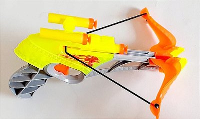 Arma Lança Dardos Arco E Flecha Arqueiro Colorido 22cm