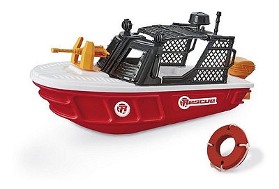 Barco De Brinquedo Infantil Rescue Team De 52 Cm