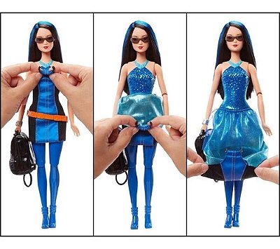 Boneca Barbie Agentes Secretas Renee 2 Em 1 - Troca De Roupa