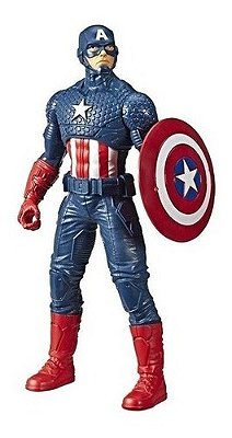 Boneco Capitao America 25 Cm Action Figure Avengers Olympus