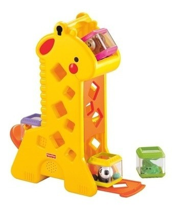 Fisher Price Girafa Divertida Com Blocos Pick A Block Mattel