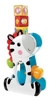 Fisher Price Zebra Divertida Com Blocos Pick A Block Mattel