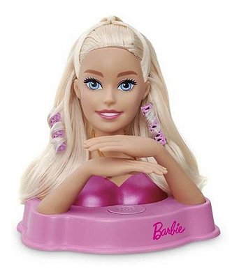 Boneca Barbie Busto Falante - Fala 12 Frases + Acessorios