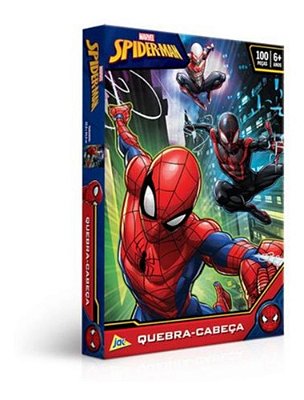 Quebra Cabeça Homem Aranha -100 Peças Toyster